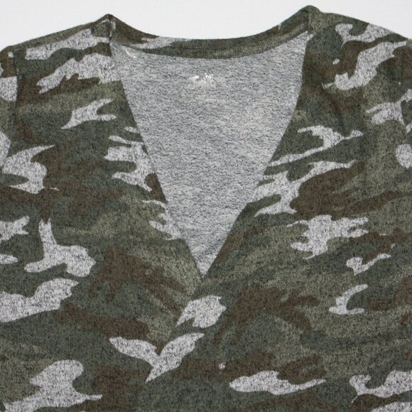 Justice Girl's Camouflage Shrug Open Front Cardigan size 10 - Picture 2 of 2